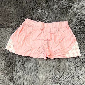 Toughskins Girl's Woven Shorts | Pink | Medium